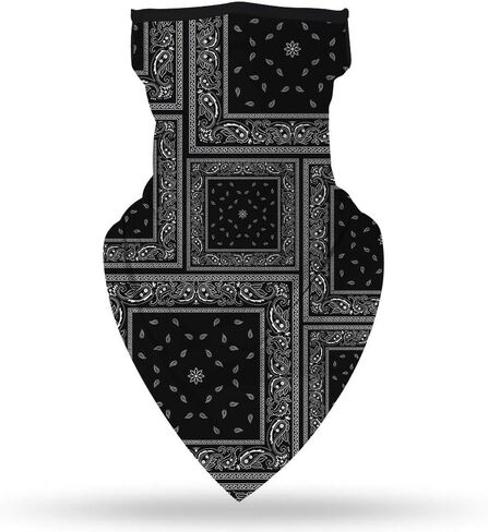 Face Mask Neck Gaiter Shield Scarf Bandana Face Mask Seamless UV Protection and Windproof Hanging Ears Face Mask for Men Women Motorcycle Cycling Riding Skiing Party（Broken flower-4） in Saudi Arabia