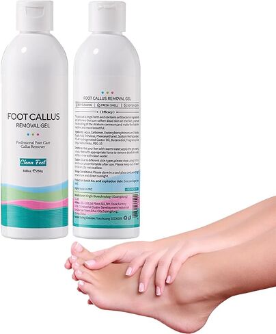 Callus Remover for Feet Foot Callus Remover Gel - Feet Scrubber, Pedicure Spa Tools (Extra Strength) in Kuwait