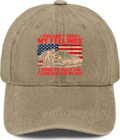 You Can't My Feelings Used to Hold Flashlight Dad Funny Hat for Mens Cool in Kuwait