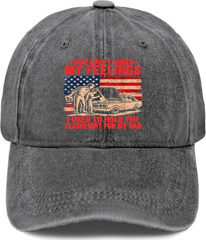 You Can't My Feelings Used to Hold Flashlight Dad Funny Hat for Mens Cool in Kuwait