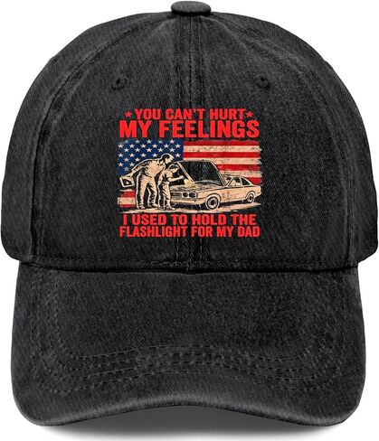 You Can't My Feelings Used to Hold Flashlight Dad Funny Hat for Mens Cool in Kuwait