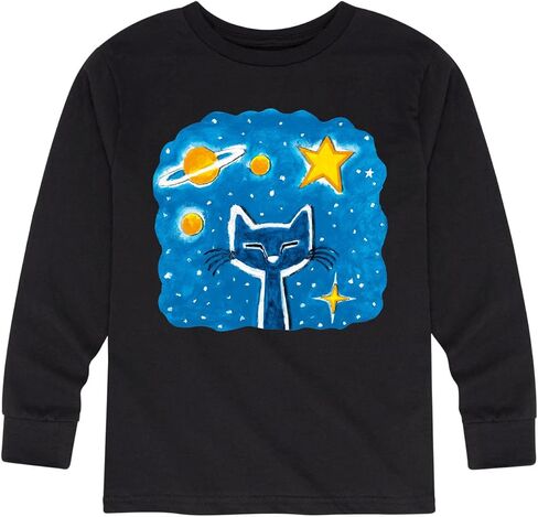 Pete the Cat - Top Secret Explore Your Imagination - تي شيرت برسومات بأكمام طويلة للأطفال والشباب in Kuwait