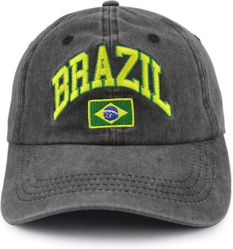 USA Canada Italy Australia Argentina Brazil England France Colomabia Germany Mexico Spain Adjustable Flag Hats for Men Women in Kuwait