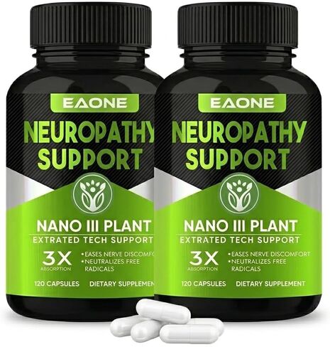 Nerve Savior for Neuropathy Support, Neuropathy Supplements for 600mg Alpha Lipoic Acid and Vitamins B, Scientific Nerve Health Supplement for Feet and Hands, Peripheral Comfort Formula, 120 Capsules in Saudi Arabia