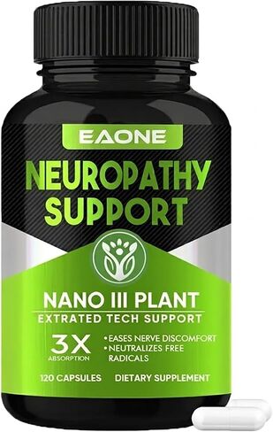 Nerve Savior for Neuropathy Support, Neuropathy Supplements for 600mg Alpha Lipoic Acid and Vitamins B, Scientific Nerve Health Supplement for Feet and Hands, Peripheral Comfort Formula, 120 Capsules in Saudi Arabia