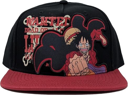 Ripple Junction One Piece Anime 5 Panel منظم مسطح بيل Snapback قبعة قابلة للتعديل للرجال والنساء مرخصة رسميًا in Kuwait