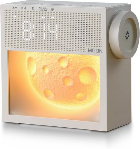 Sunrise Alarm Clock and White Noise Sound Machine with 20 Soothing Sounds Moonlight Night Light Dual Alarms Bedroom Decor Desk Clock for Heavy Sleepers Adults Kids Baby in Kuwait