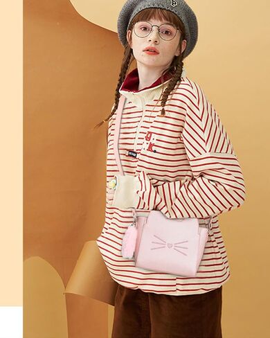 AFKOMST Kawaii Cat Purse for Ladies Girls and Teens, Small Kitty Bag and Novelty Gifts for Birthday Christmas Valentine's Day in Saudi Arabia