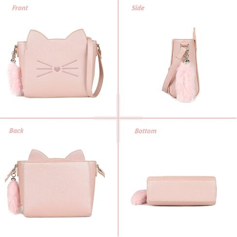 AFKOMST Kawaii Cat Purse for Ladies Girls and Teens, Small Kitty Bag and Novelty Gifts for Birthday Christmas Valentine's Day in Saudi Arabia