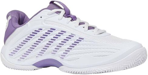 K-Swiss Women's Hypercourt Express 3 Clay Tennis Shoe, White Purple Haze Lunar Rock, 9 in Kuwait