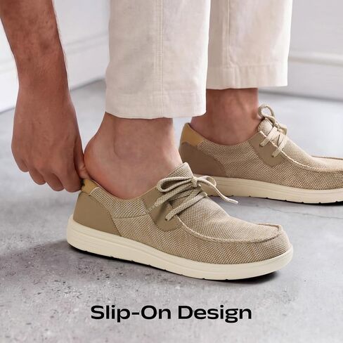 Bruno Marc Men's Arch Support Casual Slip on Loafers Wide Toe Box Non Slip Lightweight Breathable Comfortable Shoes in Kuwait