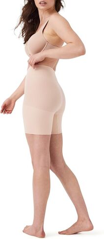 SPANXculpt شورت قوي بدون خياطة - ملابس داخلية أساسية - خفيفة الوزن، تشكيل طوال اليوم - دعم مريح - شورت مشكل الجسم - ناعم عاري وأسود جدًا - 1X in Kuwait