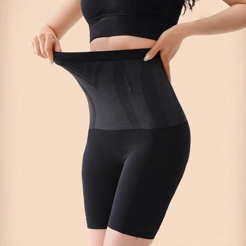 High Waisted Shapewear for Women Body Shaper Tummy Control Seamless Shorts Thigh Slimmer Girdle Under Dress in Kuwait