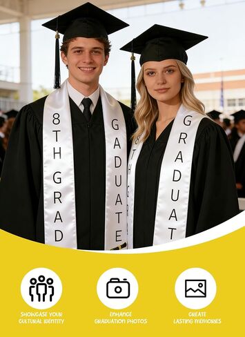 سرق التخرج فئة 2026، هدية شال التخرج الثامن لمستلزمات تزيين الحفلات in Kuwait
