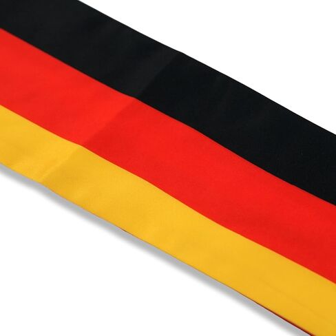 USA And Germany Flag Graduation Stole,Satin Embroidery Graduation Sash for International Students,72 Inch Length. in Kuwait