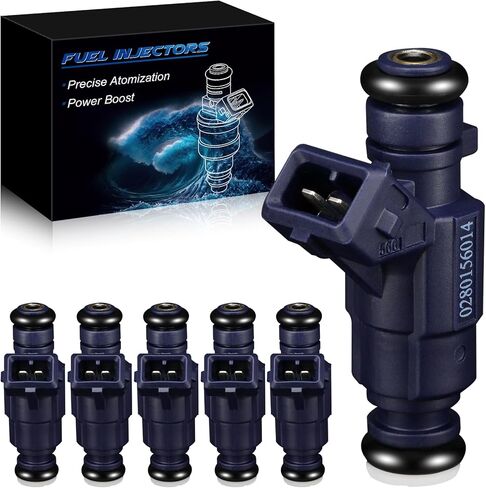 Upgraded Fuel Injectors 0280156014 for:-Mercedes-Benz C240 C320 CLK320 E320 ML320 SLK320 2.6L 3.2L 2001 02 03 04 05, for:-Chrysler Crossfire 3.2 2004 05 06 07 08, 852-12183 FJ603 (6 Pcs) in Saudi Arabia