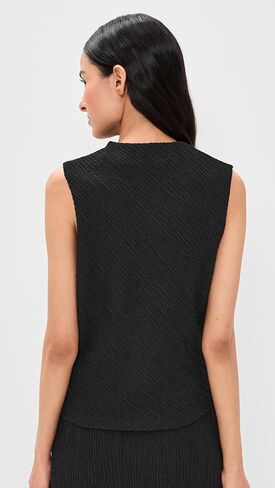 Vince Women's Shadow Grid Cowl Neck Top in Saudi Arabia