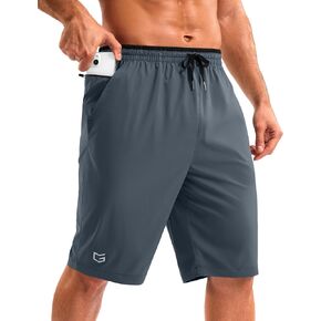 G Gradual Men's 11" Long Board Shorts with Zipper Pocket Swim Trunks Quick Dry Swimsuit Bathing Suit for Men No Mesh Liner in Kuwait