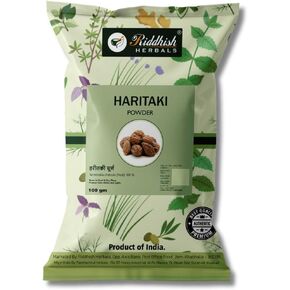 Haritaki Powder 100g x 1 Packs Pure Terminalia Chebula Fruit Powder Natural Herbal Powder No Additives or Preservatives Botanical Ingredient in Saudi Arabia