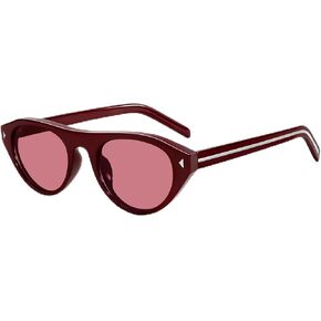 TYA Retro Oval Sunglasses for Women Men Trendy Narrow Shades Vintage Cat Eye UV400 Protection Sunnies in Saudi Arabia