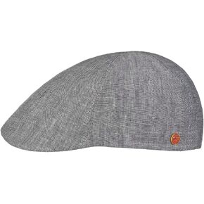 Mayser Paddy Linen Flat Cap Men - Made in The EU in Saudi Arabia