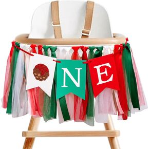 Meatball One High Chair Banner - Italian Picnic Themed First Birthday Highchair Banner, Our Little Meatball is One Birthday Party Decorations (meatball tassel) in Saudi Arabia