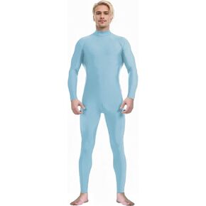 Spandex Zentai Turtleneck Bodysuit with Zipper - Full Body Unitard Costume in Saudi Arabia