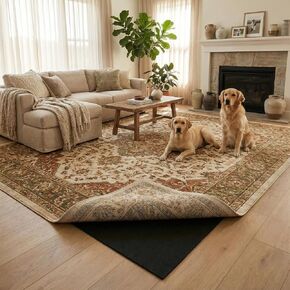 AHEONLAR Non-Slip Rug Pads, Waterproof Extra Large Area Rugs Pad 8'x10' Non Skid Felt Pads, Rugs for Living Room, 1/8 inch Thick Carpet Padding Protector Mat Floor Mat in Saudi Arabia