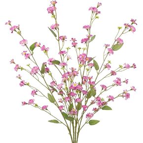 4Pcs Artificial Wildflowers with Stems Bulk 39" Faux Flowers Long Stem for Tall Vase Pink Spring Summer Fake Silk Daisies Flowers for Wedding Centerpieces Home Table Decor Yard Party in Kuwait