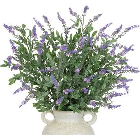 6Pcs Amaranthus Artificial Flowers Fake Green Flowers Faux Plastic Flowers for Indoors & Outdoors, UV Resistant Silk Flowers Stems for Home Decorations, Office, Garden, Porch, Table Centerpieces in Saudi Arabia
