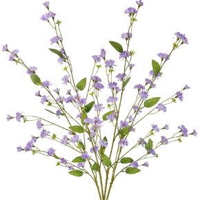 4Pcs Artificial Wildflowers with Stems Bulk 39" Faux Flowers Long Stem for Tall Vase Light Purple Spring Summer Fake Silk Daisies Flowers for Wedding Centerpieces Home Table Decor Yard Party in Kuwait