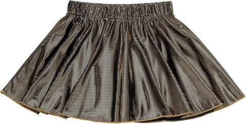 Girls Metallic Skirts Shiny Sparkle Athletic Dance A-Line Skirt in Saudi Arabia