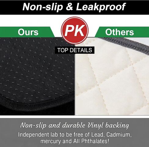 Kenaoeo 22 x 21 Inch Waterproof Chair Pads for Incontinence 4 Pack Reusable Washable Absorbent Seat Protector Pads Non Slip Wheelchair Accessories for Home and Travel, Black in Saudi Arabia