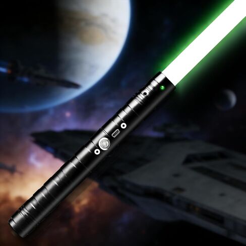 Lightsaber 15 RGB Colors 4 Modes, 30.3" Max Long Lightsaber - Rechargeable Light Saber with FX Sound, Light Sabers for Kids, Gifts for Teen Boys Halloween Christmas Birthday Party Galaxy Duel in Saudi Arabia