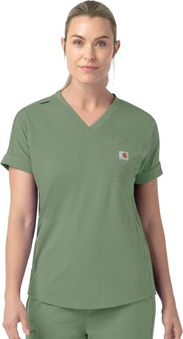 Carhartt Force Cross-Flex Knit Women's V-Neck Scrub Top in Kuwait