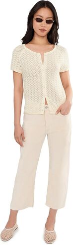 Sanctuary Women's All in Pointelle Button Top in Kuwait