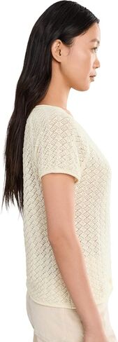 Sanctuary Women's All in Pointelle Button Top in Kuwait