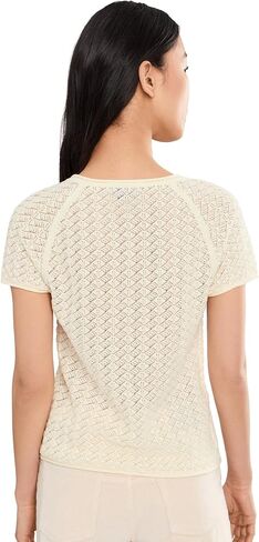 Sanctuary Women's All in Pointelle Button Top in Kuwait
