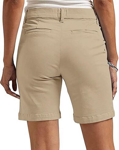 Mid Length Shorts for Women Y2K Cargo Shorts with Pockets Casual Summer Stretchy Straight Leg Breathable Pants 2026 in Saudi Arabia