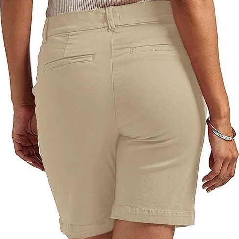 Mid Length Shorts for Women Y2K Cargo Shorts with Pockets Casual Summer Stretchy Straight Leg Breathable Pants 2026 in Saudi Arabia