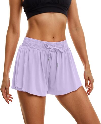 Cute Shorts for Teens Athletic Short Flowy Shorts with Pockets Lightweight Casual High Waist Loose Fit Yoga Pants in Saudi Arabia