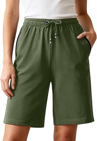 Shorts for Women Plus Size Elastic Waisted Running Shorts with Zipper Pocket Mens Shorts Casual Summer Unisex Clothes in Saudi Arabia