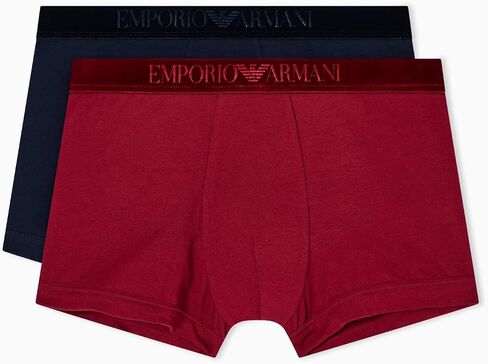 Emporio Armani Men's Velvet Logo Band 2 Pack Trunk in Kuwait