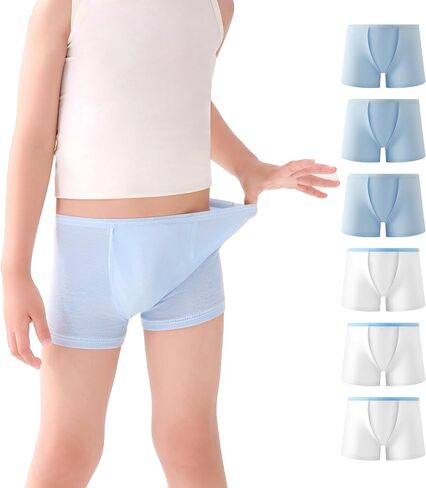 Boys Cotton Boxer Briefs Toddler Kids Sterilized Disposable Underwears for Travel School Outdoor Sports Multipack in Saudi Arabia