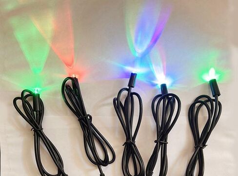 6pcs 12V Tabletop Fountain Indoor Outdoor Fountain Lights Underwater Feature for Modern Home DIY Replacement with Adapter US (Color Slowly Changed) in Saudi Arabia