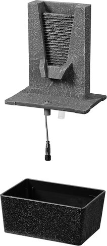Zen Tabletop Indoor Water Fountain - Indoor Waterfall with LED Light, Relaxing Water Sounds for Office Desk Decor, Home Meditation & Stress Relief, Ideal Relaxation Gift for Women/Men in Kuwait