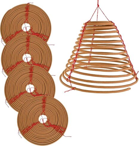 Hanging Citronella Incense Coil - Citronella Coil Outdoor for Patio, Backyard and Camping,5 Pack (7") in Saudi Arabia