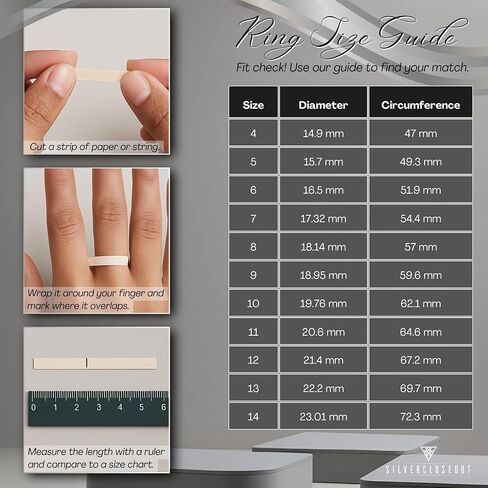 SILVERCLOSEOUT Rhodium Plated Sterling Silver Womans Cz Cubic Zirconia Thin Stacking Eternity Band Ring Size 4-9 in Saudi Arabia