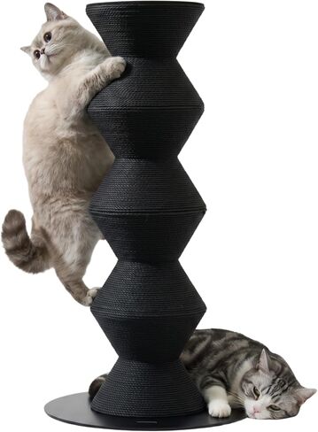 Furrytail Vase Clawer,Cat Scratcher,Scratching Post with Paper Rope, Recycle cat Tower, Large, Aesthetic Cat Scratching Post for Indoor Cats, (22 "H) in Kuwait