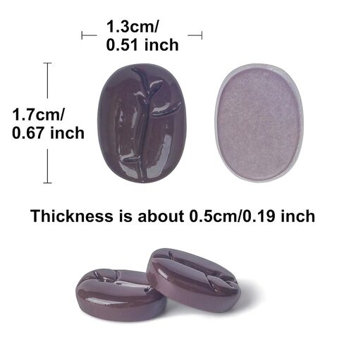 110g Artificial Coffee Bulk Bean Fake Resin Coffee Beans Food Show Model Vase Fillers Simulation Mini Bean for Home Kitchen Table Centerpiece Cafe Shop Cabinet Display Decor Photography Props in Saudi Arabia